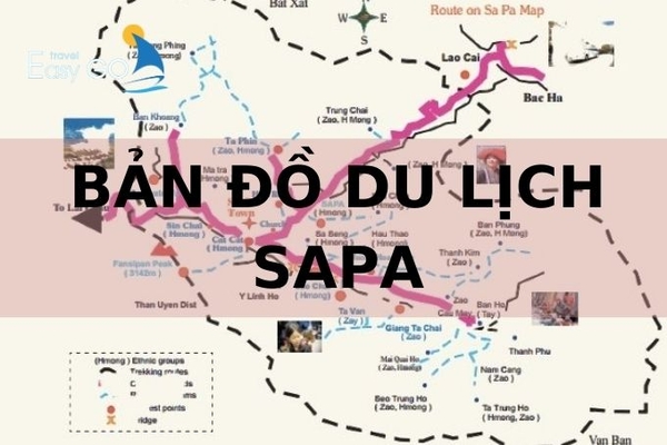 [Cập nhật] Bản đồ du lịch Sapa chi tiết năm 2024