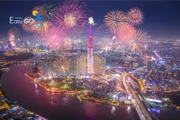 Bắn pháo hoa ở TP. HCM