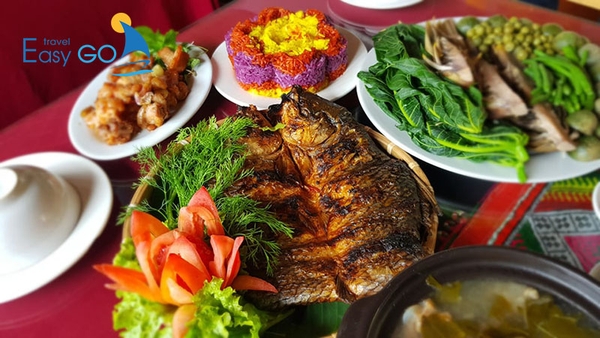 Cá nướng Pa Pỉnh Tộp có nguồn gốc từ dân tộc Thái tại Mộc Châu
