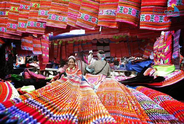Chợ phiên Cao Sơn thường diễn ra thứ 4 hàng tuần