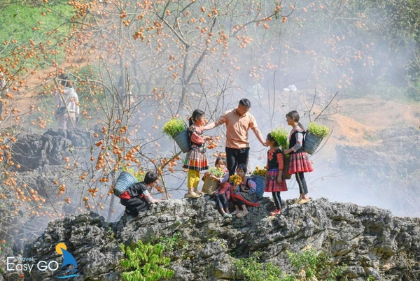 Khí hậu tháng 12 tại Mộc Châu khắc nghiệt nhưng cũng không làm chùn bước người đam mê du lịch