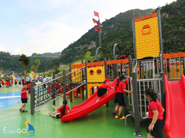 Mộc Châu Island có khu vui chơi riêng dành cho trẻ em 