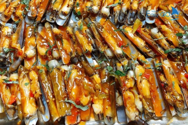 Ốc móng tay nướng