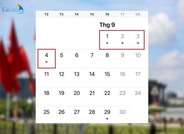 Lịch nghỉ lễ Quốc Khánh 2/9/2023 của người lao động|Chế độ lương