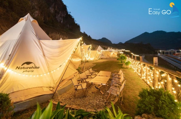 Lune Camping tại Mộc Châu Island phù hợp với những bạn ưa thích gần gũi thiên nhiên