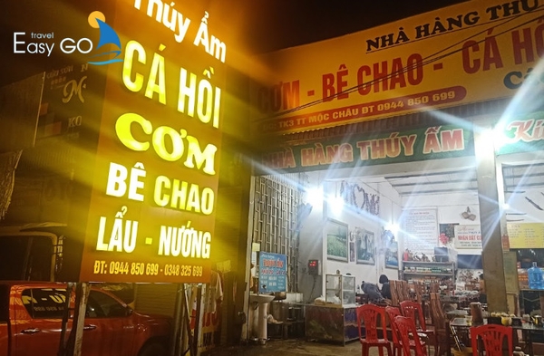 Một số nhà hàng, quán ăn được đánh đánh giá cao tại Mộc Châu