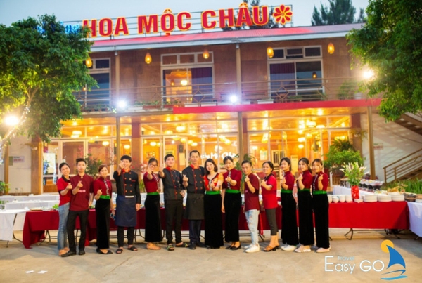 Mộc Châu có nhiều nhà hàng phục vụ đa dạng các món ăn đặc sản đầy hấp dẫn