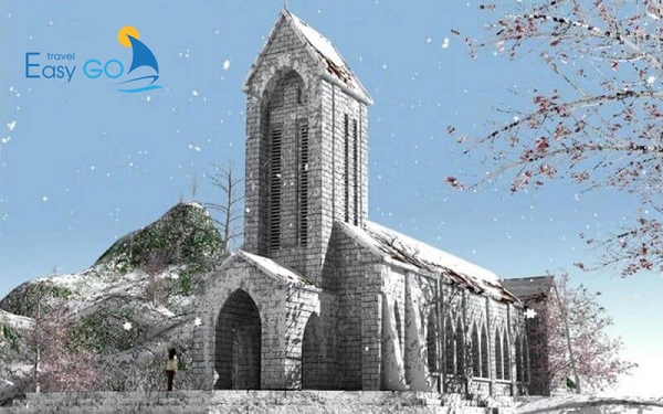 Những lễ hội tuyết được tổ chức tại nhà thờ đá Sapa
