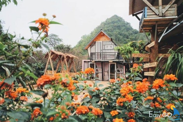 Thiết kế phố núi tình yêu homestay mang lại cảm giác gần gũi, thân thuộc