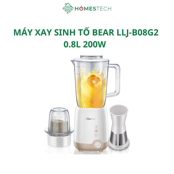 Máy Xay Sinh Tố Bear LLJ-B08G2 0.8L 200W