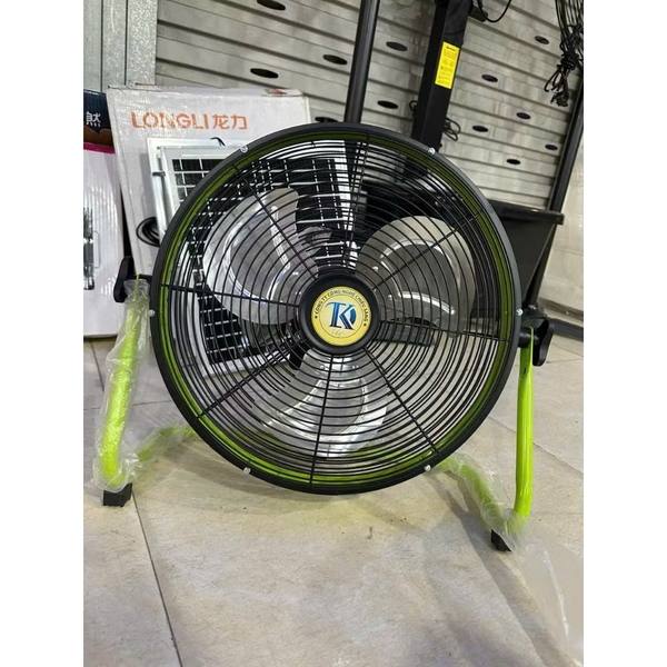 Quạt tích điện 14inh màu xanh