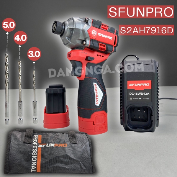 Máy Vặn Vít 16V SFUNPRO S2AH7916D