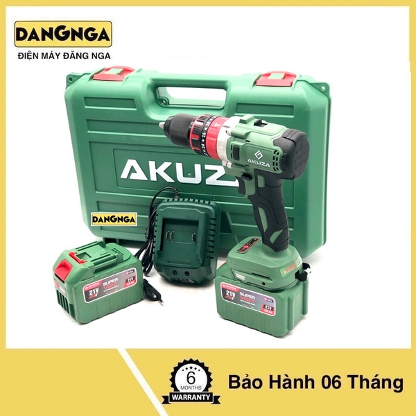 Máy Khoan Pin 21v – 3 Chức Năng Akuza K1-MKT 13mm