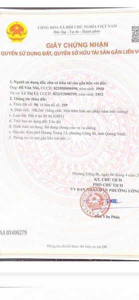A725 - khu 9 - Quang Trung
