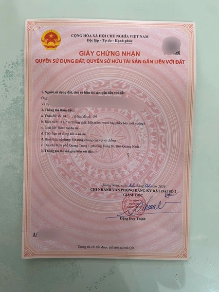 A669 - khu 1 - Quang Trung