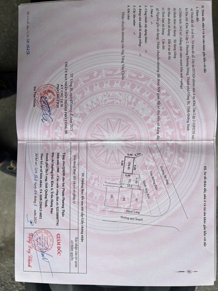 A662  A663 - ô số 1 số 2. QH250 xe - Tân Lập 2 - Phương Đông