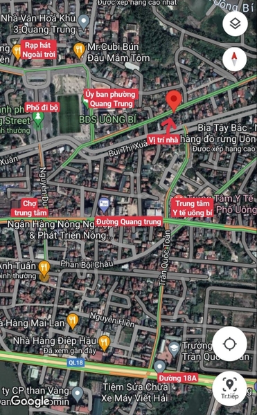 M921 - Nhà mặt tiền kinh doanh - khu 2 - Quang Trung