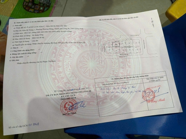 A263 - ô số 2. Lô B1. Hoa nhàn C - Bí Trung 1- Phương Đông