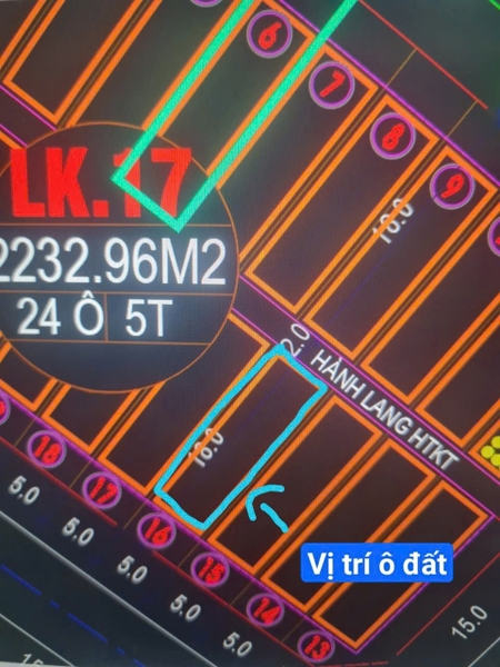 A291 - ô 16. LK17 - Quy hoạch Felicity - khu 2 - Trưng Vương