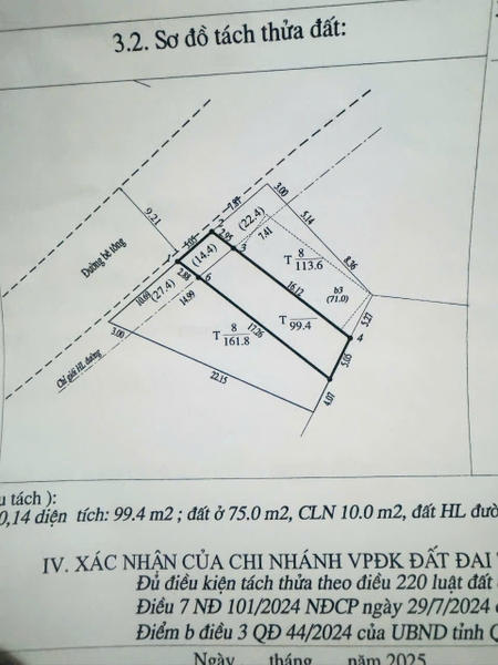 A364  - Đất mặt tiền kinh doanh - khu 1 - Quang Trung