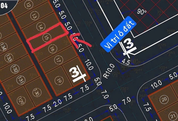 A459 A460 - ô số 15. Quy hoạch trung tâm thương mại Cầu Sến - Bí Trung 1 - Phương Đông
