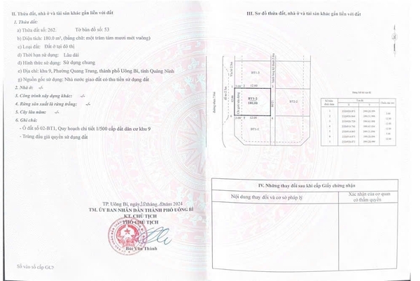 A496 - ô 02.Bt1. Quy hoạch trường tiểu học Quang trung - khu 9. Quang trung - Uông Bí