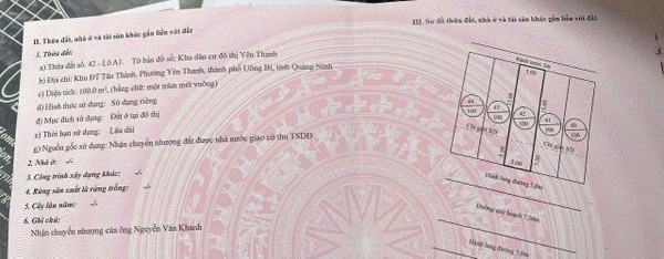 A499 - ô 42. A1. QH New city - Bí giàng. Yên Thanh - Uông Bí