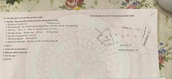 A501 - ô số 8. Lô 08 - Quy hoạch Trung tâm thương mại cầu Sến - phương Đông - Yên Tử