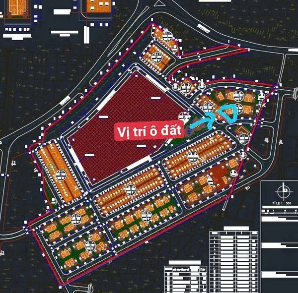 A501 - ô số 8. Lô 08 - Quy hoạch Trung tâm thương mại cầu Sến - phương Đông - Yên Tử
