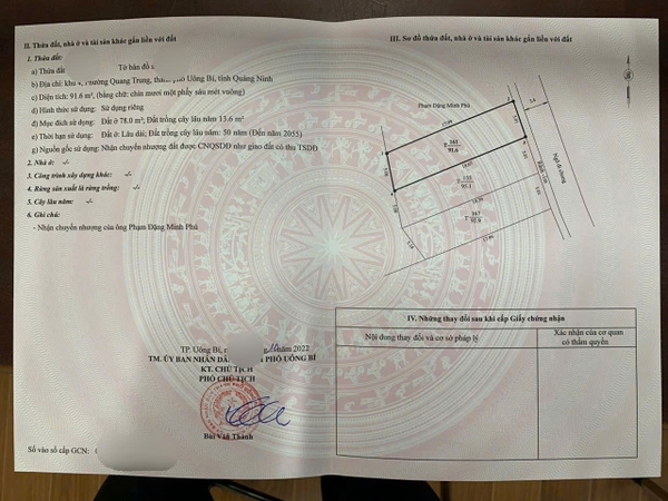 A549 - khu 4 - Quang Trung - Uông Bí