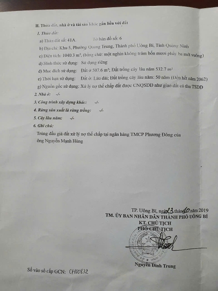 A560 - khu 5a - Quang Trung