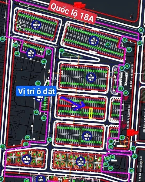 A568 - ô 36. A6 - QH Hoa nhàn C - Bí trung 1 - Phương Đông