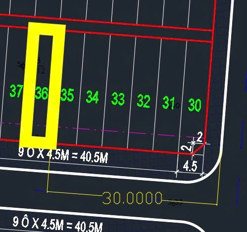 A568 - ô 36. A6 - QH Hoa nhàn C - Bí trung 1 - Phương Đông