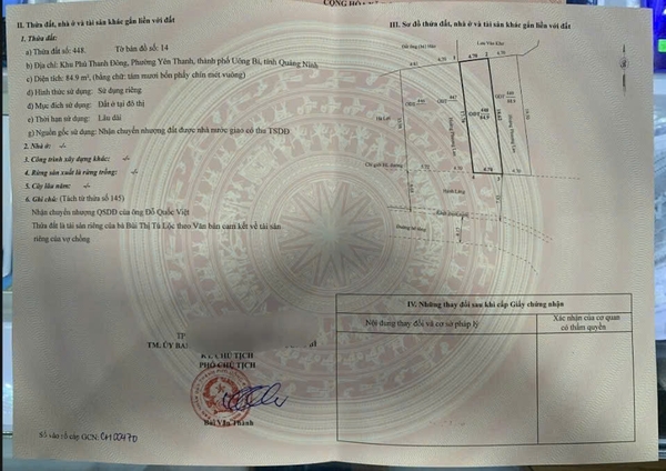 A588 A589 - đất mặt tiền kinh doanh - phú Thanh Đông - Yên Thanh