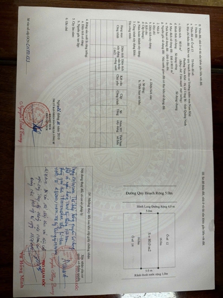 A628 - ô số 13. Qh mầm non Nam Khê - Chạp khê - Nam Khê