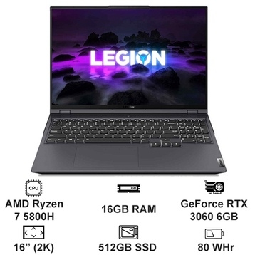 Lenovo Legion 5 Pro/ R7-5800/RTX3060/16GB/