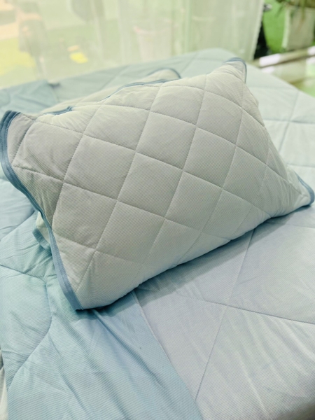 [FreeShip] [Ảnh thật] Bộ chăn ga vỏ gối lạnh xuất Nhật dư (độ lạnh 0.3)