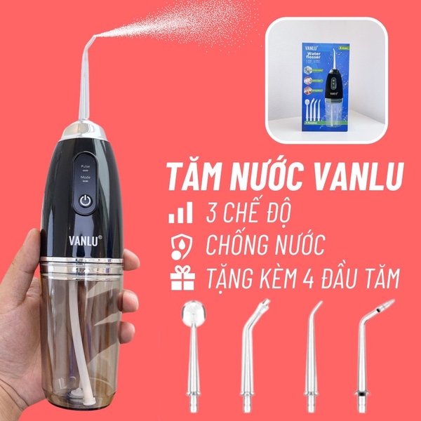 [FreeShip] [Có sẵn] [Ảnh thật] [Chính hãng] MÁY TĂM NƯỚC VANLU 3 CHẾ ĐỘ