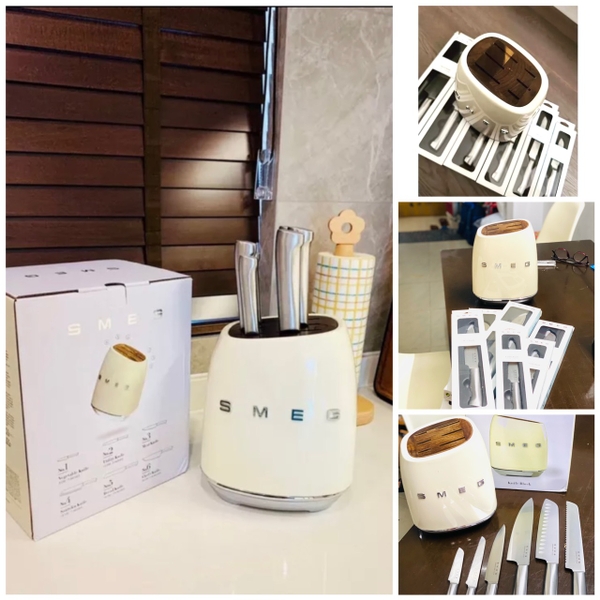 [FreeShip] [Rẻ vô địch] [Chính hãng] BỘ DAO NHÀ BẾP CAO CẤP SME.G (7 món)