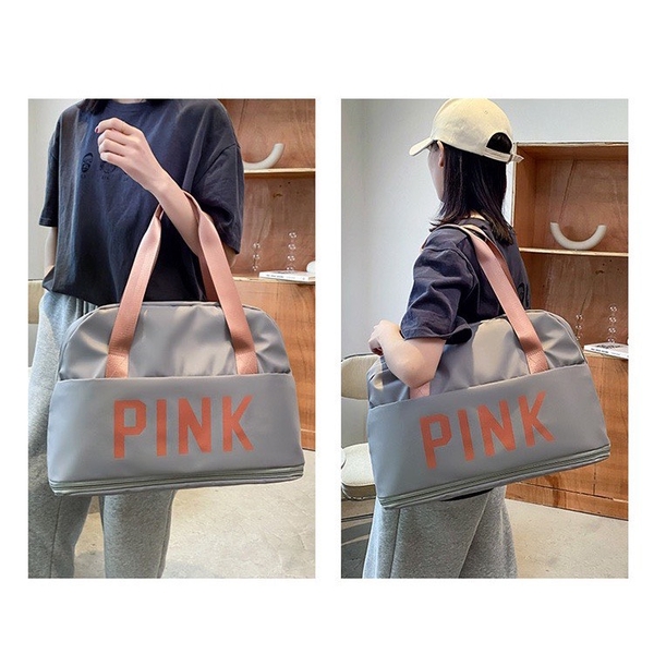 [FreeShip] [Có sẵn] TÚI DU LỊCH VẢI DÙ CHỐNG THẤM SIZE LỚN PINK SIÊU ĐẸP