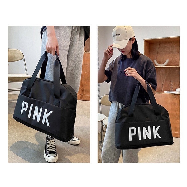 [FreeShip] [Có sẵn] TÚI DU LỊCH VẢI DÙ CHỐNG THẤM SIZE LỚN PINK SIÊU ĐẸP