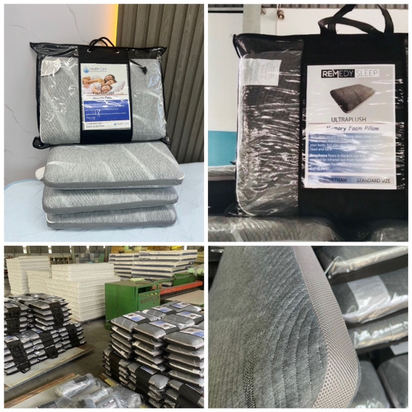 GỐI MEMORY FOAM XUẤT KHẨU XỊN XÒ, QUÀ TẶNG CỰC SANG, HỖ TRỢ ĐAU VAI GÁY HIỆU QUẢ[FreeShip] [Rẻ vô địch] [Ảnh thật]