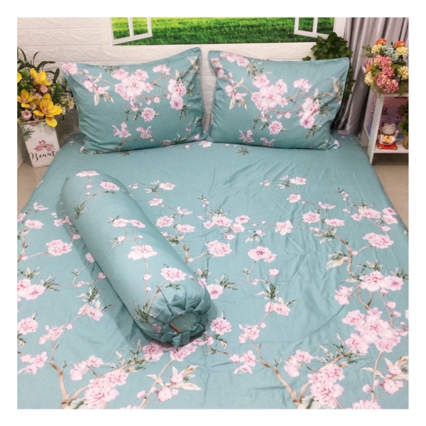 [Ảnh thật] [FreeShip] [Rẻ vô địch] BỘ GA GỐI NỆM LỤA TENCEL MÁT MÙA HÈ