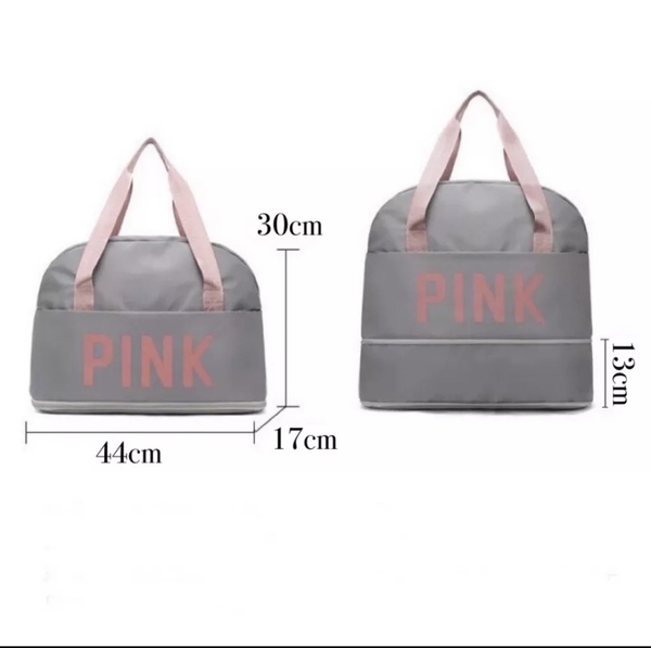 [FreeShip] [Có sẵn] TÚI DU LỊCH VẢI DÙ CHỐNG THẤM SIZE LỚN PINK SIÊU ĐẸP