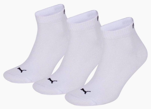 Tất Puma trắng cổ ngắn, SET 10