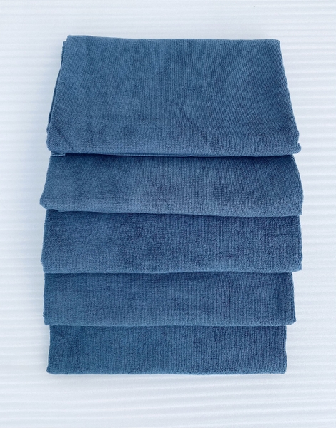 Khăn tắm cotton xuất dư màu xanh Navi đậm (70*140)