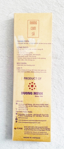 Nhang sạch Cam Sả Dương Minh 30cm 180cây