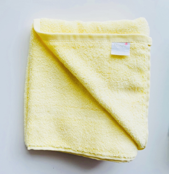 Khăn tắm sợi không se Phong Phú  (50x100cmx190gr) - màu vàng