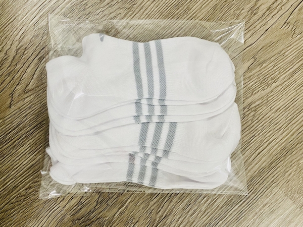 Tất Adidas xuất dư cổ thấp, SET 5 (SZ 39-41)