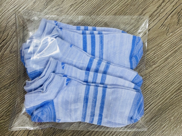 Tất Adidas xuất dư cổ thấp, SET 5 (SZ 37-39)